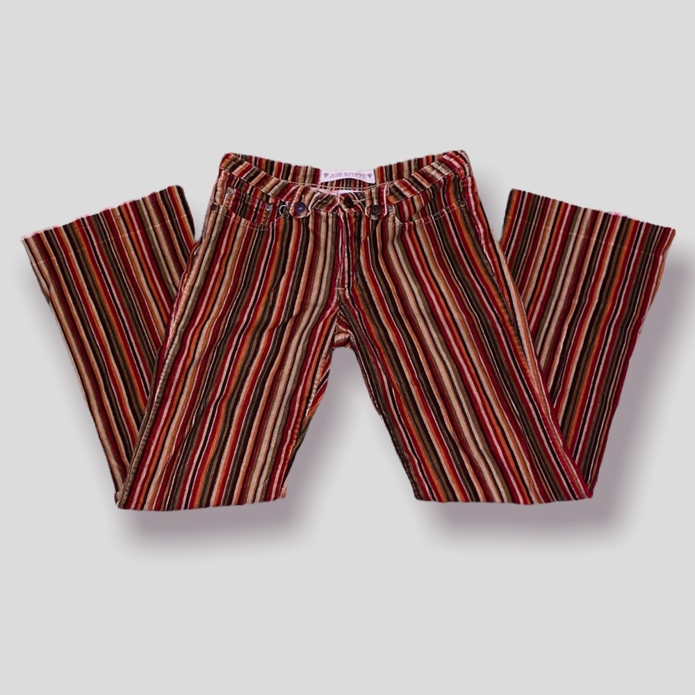 low rise bootcut pants